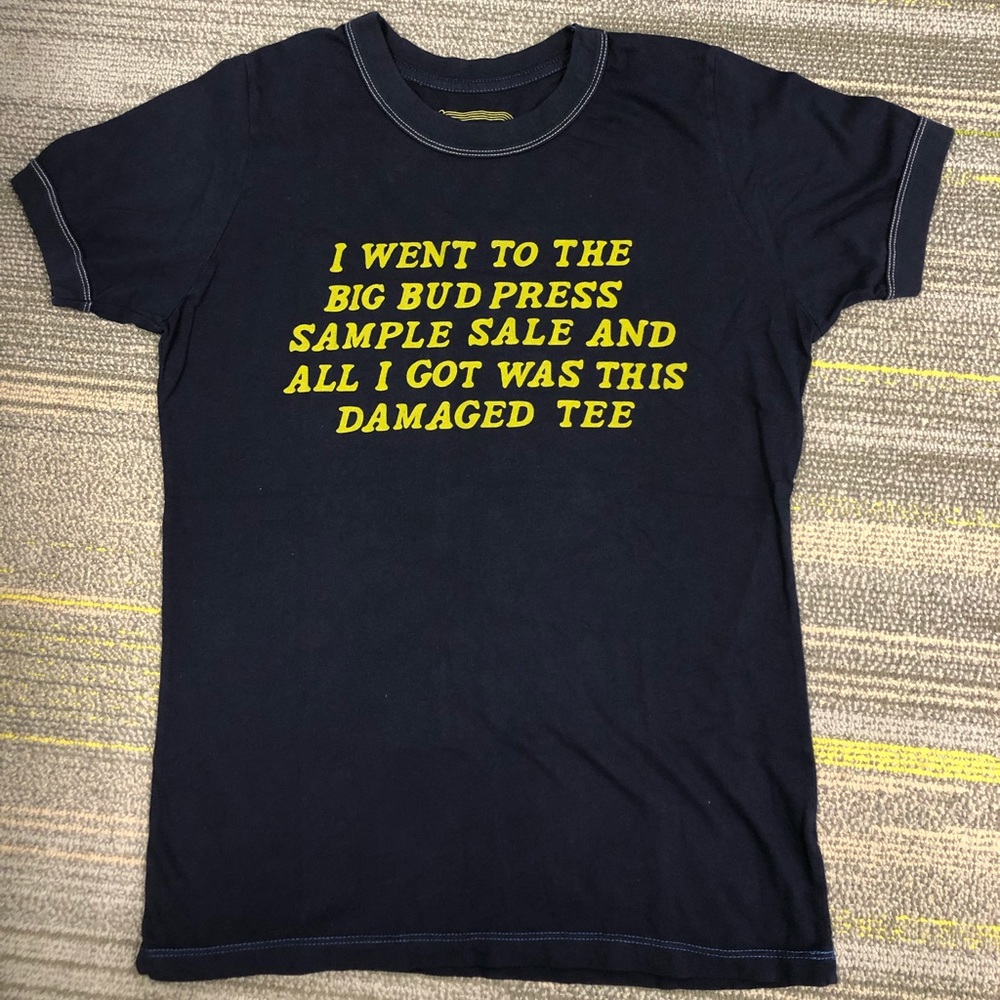 Brand new BIG BUD PRESS tee XS